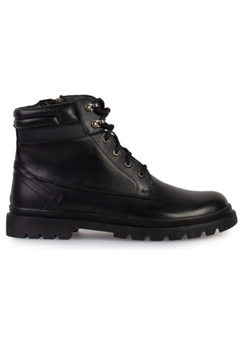 Черные зимние ботинки мужские бренда 9501095_(1) ModaMilano