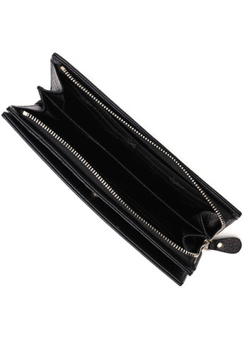 Практичний жіночий клатч з блоком для кредитних карток з натуральної шкіри 22033 Чорний Tony Bellucci (262158037)