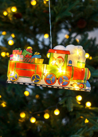 Іграшка світлодіодна підвісна Новорічний потяг, 25х13,4х2,6 MVM (256608390)