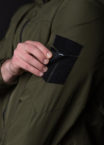 Оливковая (хаки) демисезонная куртка ветровка кентавр хаки BEZET
