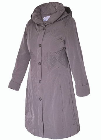 Лавандовая демисезонная куртка демисезонная пальто длинное с капюшоном весна осень Mirage