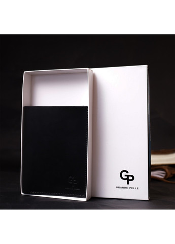 Добротное кожаное портмоне с держателем для Apple AirTag 11623 Черный Grande Pelle (267927745)