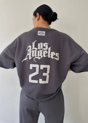 Антрацит спортивний костюм з футболкою, Los Angeles MAI (265021788)