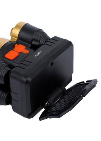 Ліхтарик налобний акумуляторний 5 х CREE XPE світлодіодів, з USB зарядкою Black (257282986)