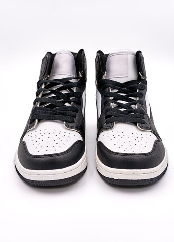 Цветные всесезонные кроссовки мужские hightop black white No Brand
