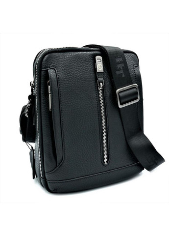 Чоловіча шкіряна сумка HTLeather чорного кольору SKL85-296489 New Trend (259161356)