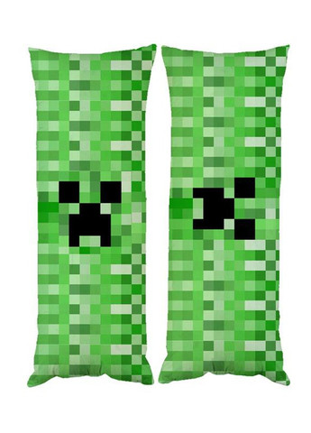 Подушка дакимакура крипер Майнкрафт Minecraft декоративная ростовая подушка для обнимания 50*170_1 No Brand (258989738)