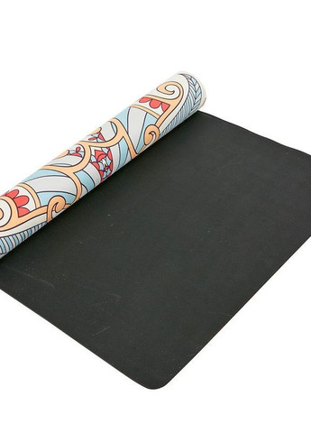 Коврик для йоги этно Красный-серый omboy No Brand (263360900)