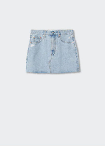 Розкльошена джинсова міні-спідниця Mango (264839029)
