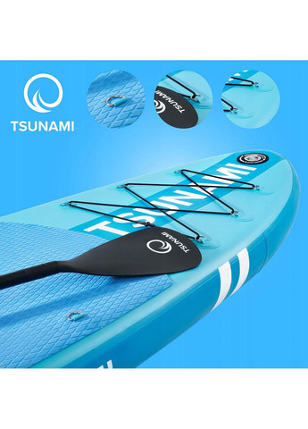 Надувная SUP доска TSUNAMI 320 см с веслом Lagoon T02 No Brand (261241674)