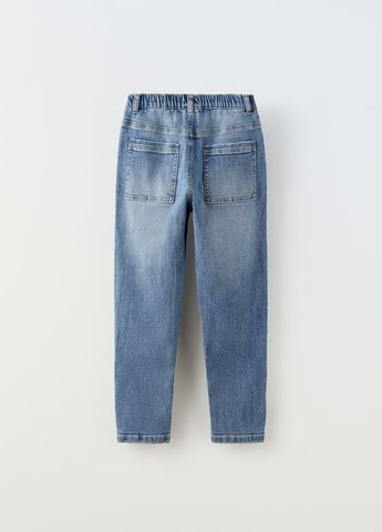 Голубые демисезонные джинсы для мальчика 9322 140 см голубой 69922 Zara