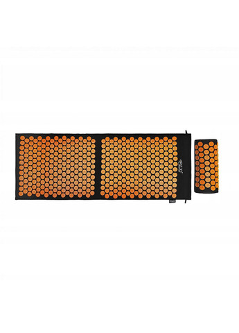 Коврик акупунктурный с валиком Classic Mat XL Аппликатор Кузнецова 4FJ0049 Black/Orange 4FIZJO (259567476)
