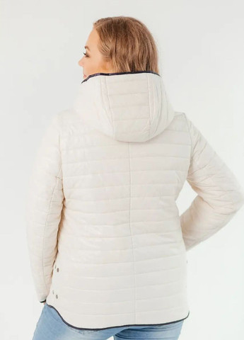 Молочна демісезонна куртка жіноча демісезонна великого розміру SK