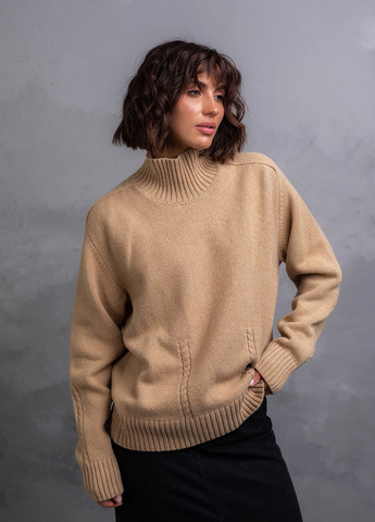 Світло-коричневий светр жіночий Viviami