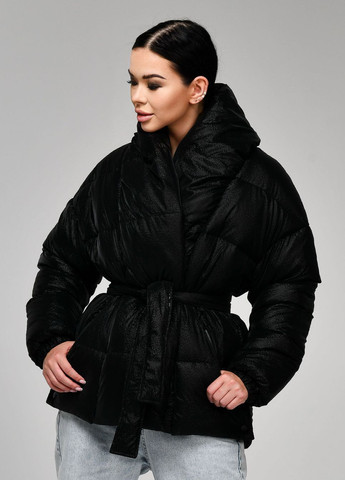 Чорна зимня жіноча зимова куртка X-Woyz