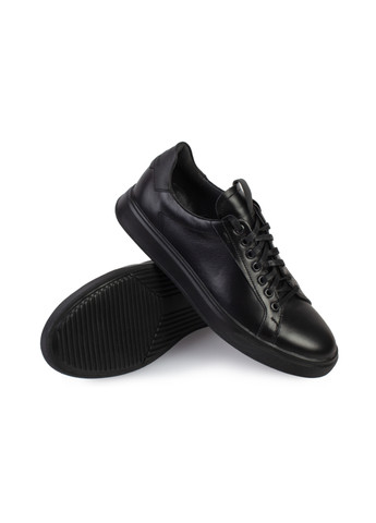 Черные кеды мужские бренда 9402200_(1) ModaMilano