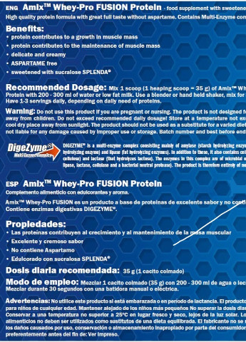 Whey-Pro FUSION 30 g Banana Amix Nutrition (256723707)