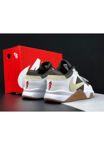 Коричневые демисезонные кроссовки мужские, вьетнам Nike Travis Scott x Jordan Jumpman