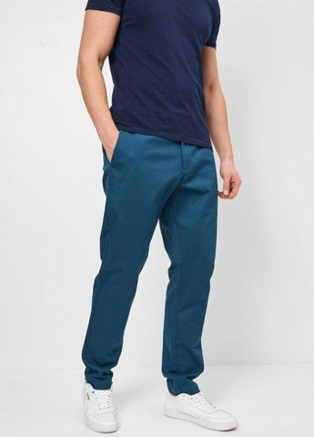 Темно-синие брюки Selected Homme