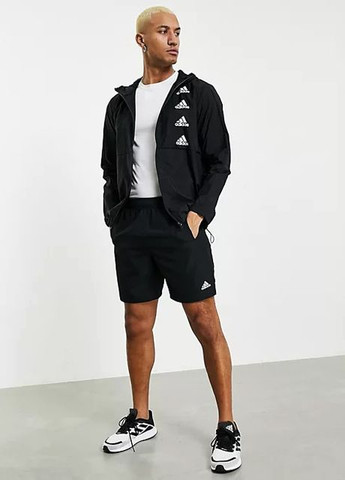 Легкая куртка анорак ветровка оригинал adidas Essentials Gradient Logo Windbreaker (262609231)