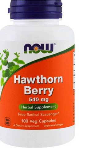 Hawthorn Berry 540 mg 100 Veg Caps Now Foods (256724033)