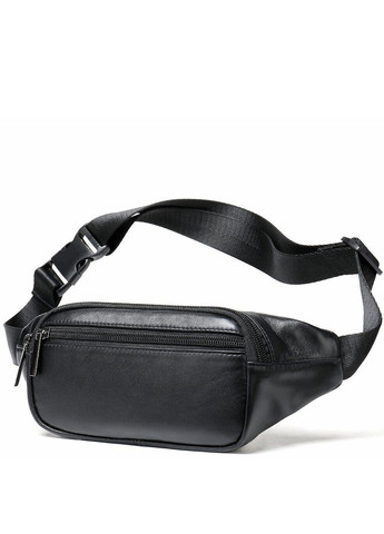 Чоловічі шкіряні чорні сумки на пояс 14999 Vintage (269994128)