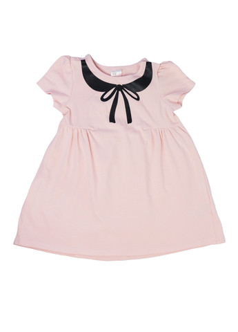 Світло-рожева плаття для дівчинки з коротким рукавом 74 рожевий H&M (257857918)