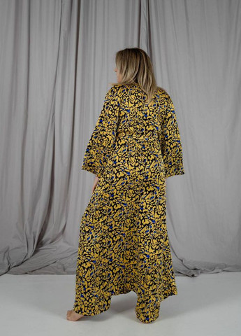 Желтая женский пижамный костюм тройка цвет желтый р.l/xl 448623 New Trend