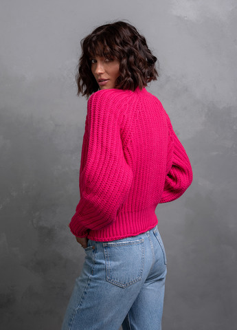 Фуксиновый свитер женский Viviami
