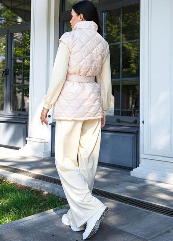 Теплая жилетка с поясом Jadone Fashion (260817110)