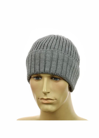 Чоловіча зимова шапка на флісі No Brand чоловіча шапка на флісі (271700621)