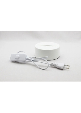 3D светильник ночник лампа с иллюзией объемной картинки 3 оттенка (473854-Prob) I love You белый Unbranded (256675426)