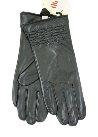 7,5 - Чорні зручні жіночі рукавички з натуральної шкіри BR-S (261486813)