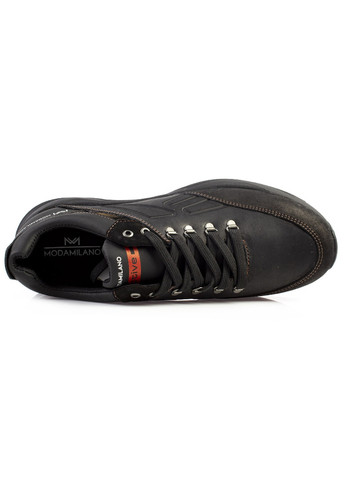 Черные демисезонные кроссовки мужские бренда 9402082_(1) ModaMilano