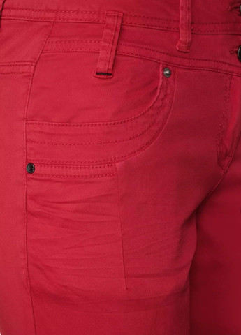 Красные зауженные брюки Cecil