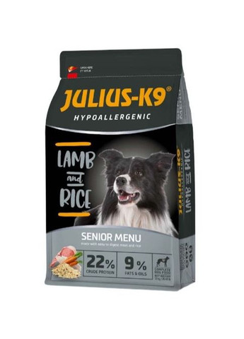 Julius K-9 ЯгнятаРисдлястарших собак Senior Lamb&RiceГіпоалергенний. (12кг) Julius-K9 (275925015)