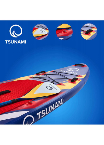 Надувная SUP доска TSUNAMI 320 см с веслом Bolt T07 No Brand (259567452)