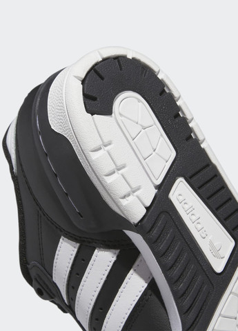 Черные всесезонные кроссовки rivalry low kids adidas