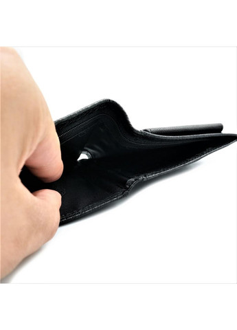 Мужской кожаный кошелек-зажим 11 х 8 х 3 см Черный wtro-168-24B Weatro (272950022)