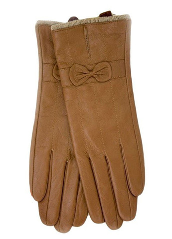 Женские кожаные коричневые перчатки L Shust Gloves (261486899)