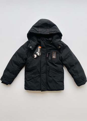 Чорна зимня куртка зимова для хлопчика stg444 Street Gang
