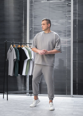 Серый костюм oversize ShopnGo