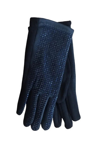 Женские стрейчевые перчатки чёрные 197s3 L BR-S (261771643)