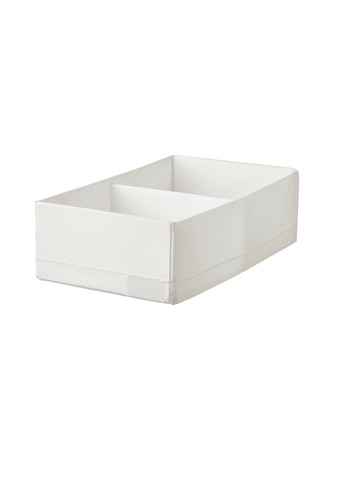 Коробка с отделениями, белая,20x34x10см IKEA stuk (259469951)