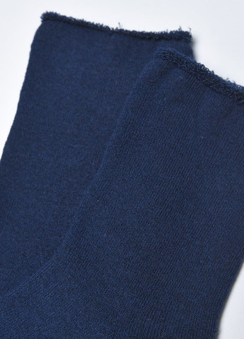 Шкарпетки чоловічи медичні махрові темно-синього кольору без гумки розмру 41-45 Let's Shop (272976020)