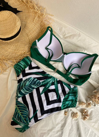 Зелений стильний купальник No Brand