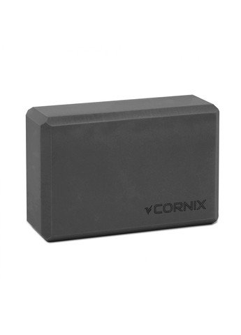 Блок для йоги Cornix EVA 22.8 x 15.2 x 7.6 см XR-0099 Black No Brand (260735636)