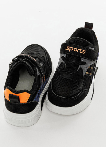 Чорні Осінні кросівки для хлопчика колір чорний цб-00204943 No Brand