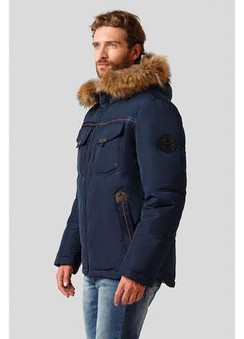 Темно-синяя зимняя зимняя куртка w18-22040-101 Finn Flare