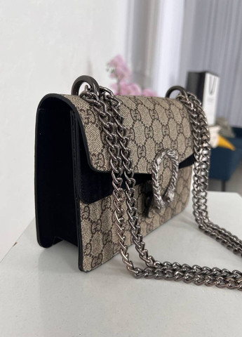 Трендова сумочка з лого Gucci Dionysus Black Small Vakko (260474465)